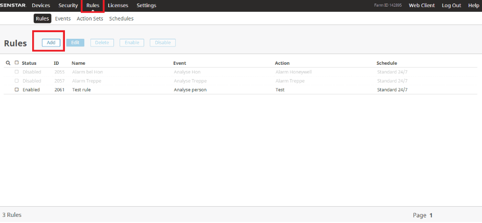 Senstar Configuration Portal